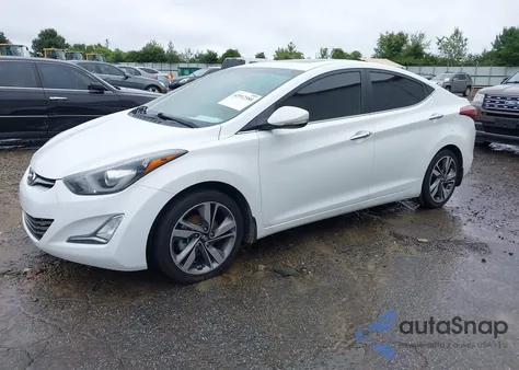 2014 Hyundai Elantra Limited from USA, damaged, VIN 5NPDH4AE3EH510221